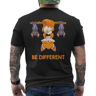 Fuchs Be Different T-Shirt mit Rückendruck - Seseable