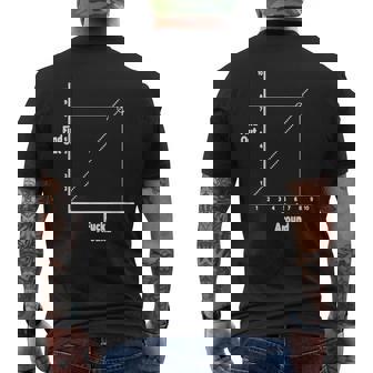 Fuck Around And Find Out Graph Chart Math Mens Back Print T-shirt - Thegiftio