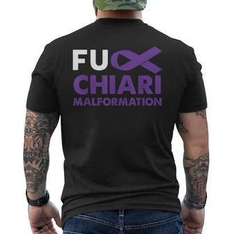 Fuck Chiari Malformation Awareness Support Survivor Men's T-shirt Back Print - Monsterry AU