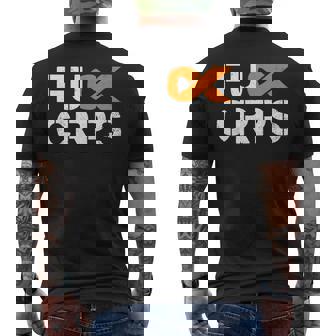 Fuck Crps Rsd Awareness Orange Ribbon Warrior Support Men's T-shirt Back Print - Monsterry