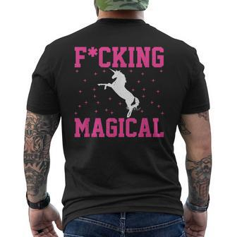 Fucking Magical Fcking As F Fuck Retro Vintage Bday Men's T-shirt Back Print - Monsterry UK