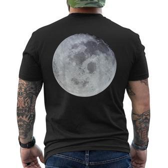 Full Moon Moon Phases Astrology Men's T-shirt Back Print - Monsterry