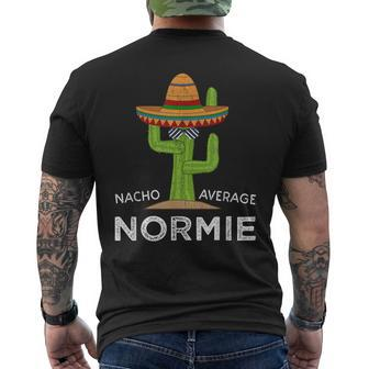 Fun Hilarious Normie Humor Meme Saying Normie Men's T-shirt Back Print - Monsterry