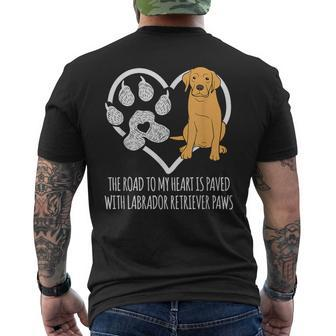 Fun Lab Dog Lover Cute Meme Saying Labrador Retriever Men's T-shirt Back Print - Monsterry UK