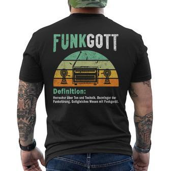 Funkgott Definition Spark Amateur Radio S T-Shirt mit Rückendruck - Seseable