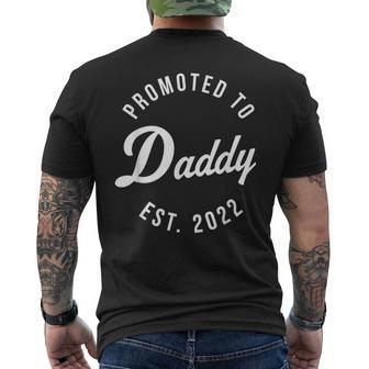 1St Time Dad Est 2023 New First Fathers Hood Day Men's T-shirt Back Print - Monsterry CA