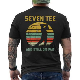 70Th Birthday Golf Pun Golfing 70 Year Old Golfer Men's T-shirt Back Print - Monsterry AU