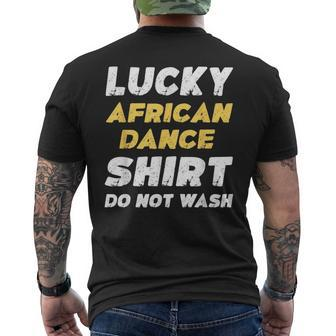 African Dance Lucky African Dance Do Not Wash Men's T-shirt Back Print - Monsterry UK