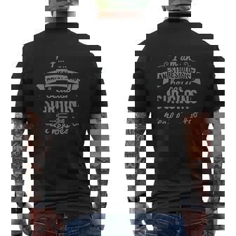 Anesthesiologist Anesthesia Mens Back Print T-shirt - Thegiftio