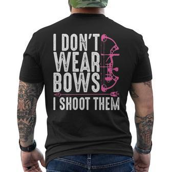 Archery Bow Hunting Archer Men's T-shirt Back Print | Mazezy