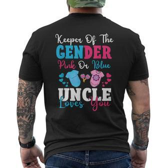 Baby Shower Uncle Mexican Gender Reveal Cinco De Mayo Men's T-shirt Back Print - Monsterry DE
