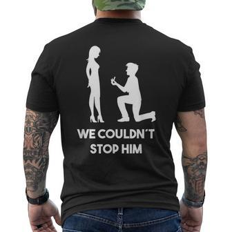 Bachelor Stag Do Party Wedding Men's T-shirt Back Print - Thegiftio UK