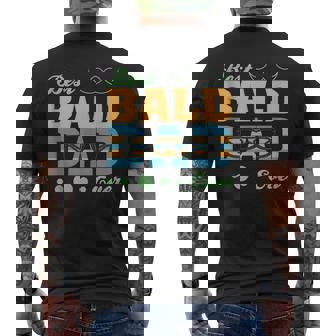 Best Bald Dad Ever Father's Day Men's T-shirt Back Print - Thegiftio