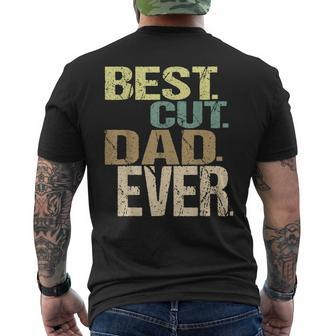 Best Cute Dad Ever Fathers Day For Dad American 2024 Men's T-shirt Back Print - Seseable