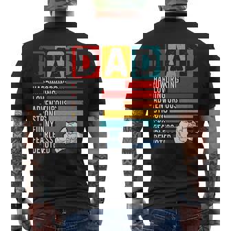 Best Dad Ever Father's Day Present From Daughter Son Men's T-shirt Back Print - Thegiftio UK