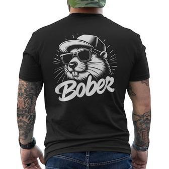 Bober Bobr Kurwa Polish Internet Meme Beaver T-Shirt mit Rückendruck - Seseable