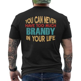 Brandy Personalized First Name Joke Item Men's T-shirt Back Print - Seseable