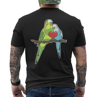 Budgie T-Shirt mit Rückendruck - Seseable