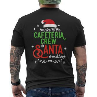Cafeteria Squad Crew Christmas School Lunch Lady X'mas Mens Back Print T-shirt - Thegiftio UK