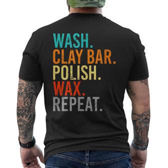 Car Detailer For Detailing Men's T-shirt Back Print - Monsterry