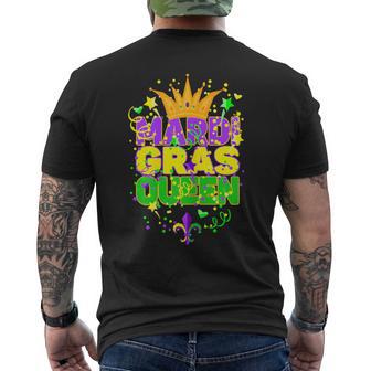 Carnival Party Confetti Outfit Mardi Gras Queen Crow Men's T-shirt Back Print - Monsterry AU