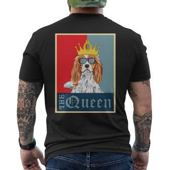 Cavalier King Charles Spaniel Puppy Cute Love Men's T-shirt Back Print | Mazezy