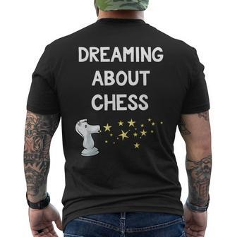 Chess Pajamas Chess Lover Sleeping Pjs Men's T-shirt Back Print - Monsterry