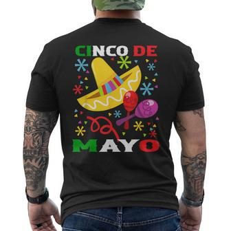 Cinco De Mayo Mexican Fiesta 5 De Mayo Women Men's T-shirt Back Print | Mazezy