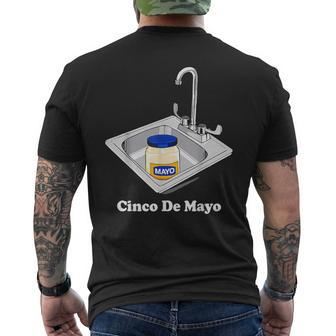 Cinco De Mayo Sinko Mexican Sink Mayonnaise 5Th May Men's T-shirt Back Print - Monsterry AU