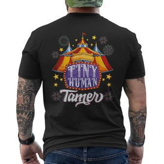 Circus Tiny Human Tamer Carnival Crew Party Women Men's T-shirt Back Print - Thegiftio UK