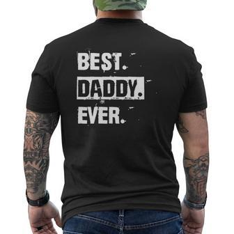 Cool Best Daddy Ever Mens Back Print T-shirt | Mazezy