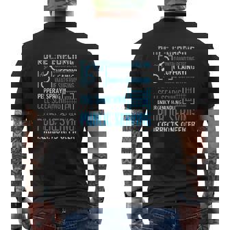 Correction Officer Mens Back Print T-shirt - Thegiftio