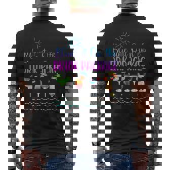 Cruise Blame It On The Drink Package Family Cruising Men's T-shirt Back Print | Mazezy