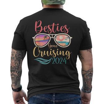 Cruising Friends Squad 2024 Besties Gone Cruising Trip Men's T-shirt Back Print - Monsterry UK