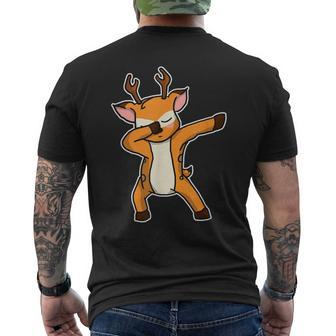 Dabbing Deer Dab Dance Cool Stag Lover Men's T-shirt Back Print - Thegiftio UK