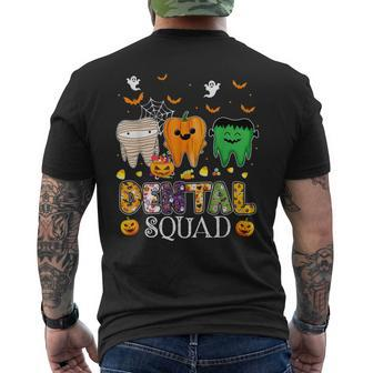 Dental Spooky Squad Costume Denstist Halloween V2 Mens Back Print T-shirt - Thegiftio UK