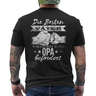 Die Besteäter Werden Zum Opa Befördert Best T-Shirt mit Rückendruck - Geschenkecke