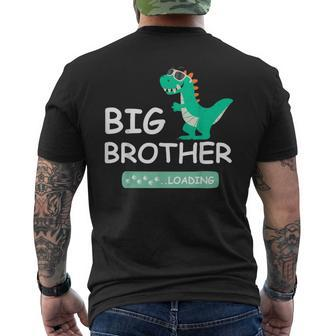 Dinosaur I'm Going To Be Big Brother 2024 Baby Loading Men's T-shirt Back Print - Monsterry CA