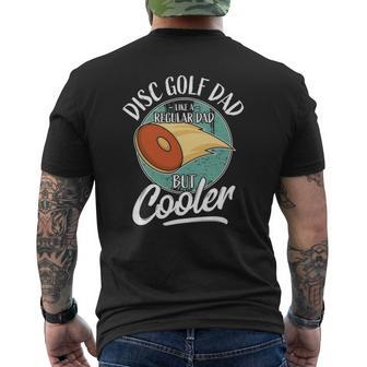 Disc Golf Player Saying Father Daddy I Disc Golf Dad Mens Back Print T-shirt | Mazezy