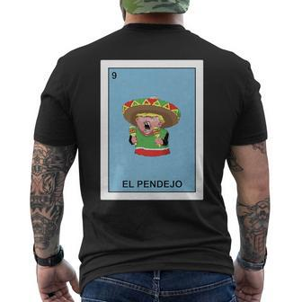 Donald Trump El Pendejo Mexican Lottery Men's T-shirt Back Print - Monsterry DE