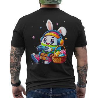 Easter Egg Playing Video Game For Gamer Boys N Men's T-shirt Back Print - Monsterry AU