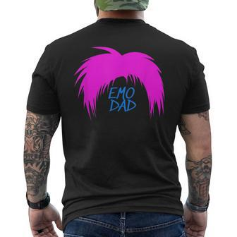 Emo Dad Gothic Fathers Day Men's T-shirt Back Print - Monsterry AU