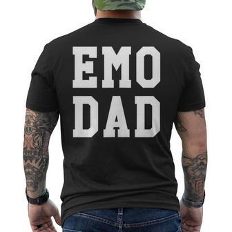 Emo Dad Punk Goth Music Scene Father's Day Men's T-shirt Back Print - Monsterry UK