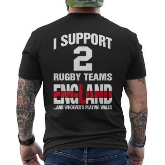 England Rugby Supporters Fan Quote Men's T-shirt Back Print - Thegiftio UK