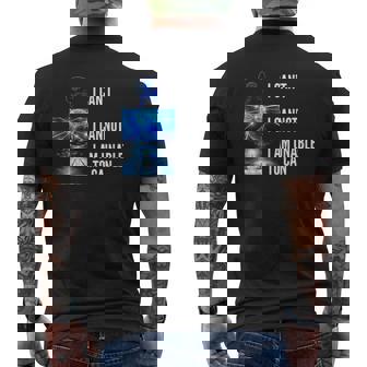 Expanding Brain Meme Unable To Can Galaxy Brain Mens Back Print T-shirt - Thegiftio