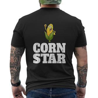 Farm Food Corny Cob Farmer Corn Star Mens Back Print T-shirt - Seseable
