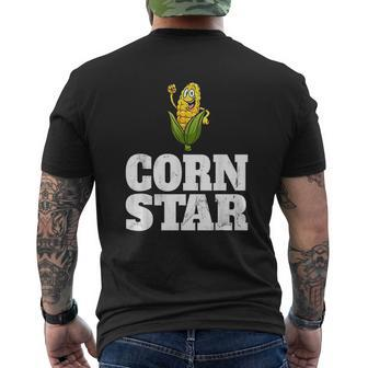 Farm Food Corny Cob Farmer Corn Star Mens Back Print T-shirt - Seseable