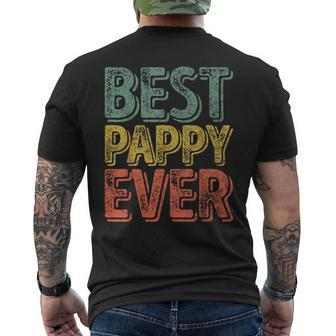 Father's Day Best Pappy Ever Men's T-shirt Back Print - Monsterry AU