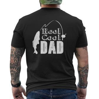 Fathers Day For Fishing Fisherman Mens Back Print T-shirt | Mazezy