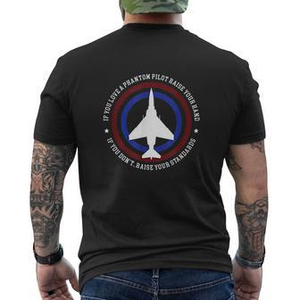 Fighter Pilot Quote F4 Phantom Mens Back Print T-shirt - Thegiftio UK